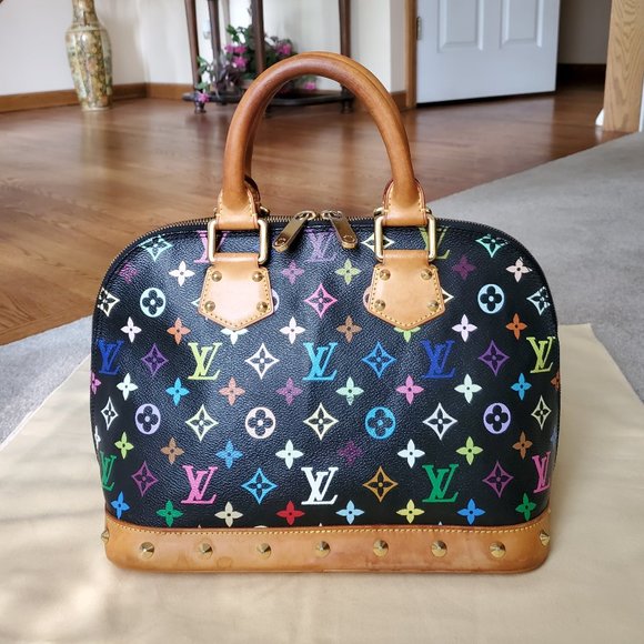 Louis Vuitton Murakami Noir Alma PM Handbag - Picture 3 of 16